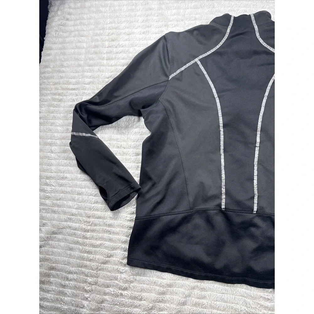 The North Face‎ Jacket Men L Black Flight Series Running Cycling Windstopper GUC